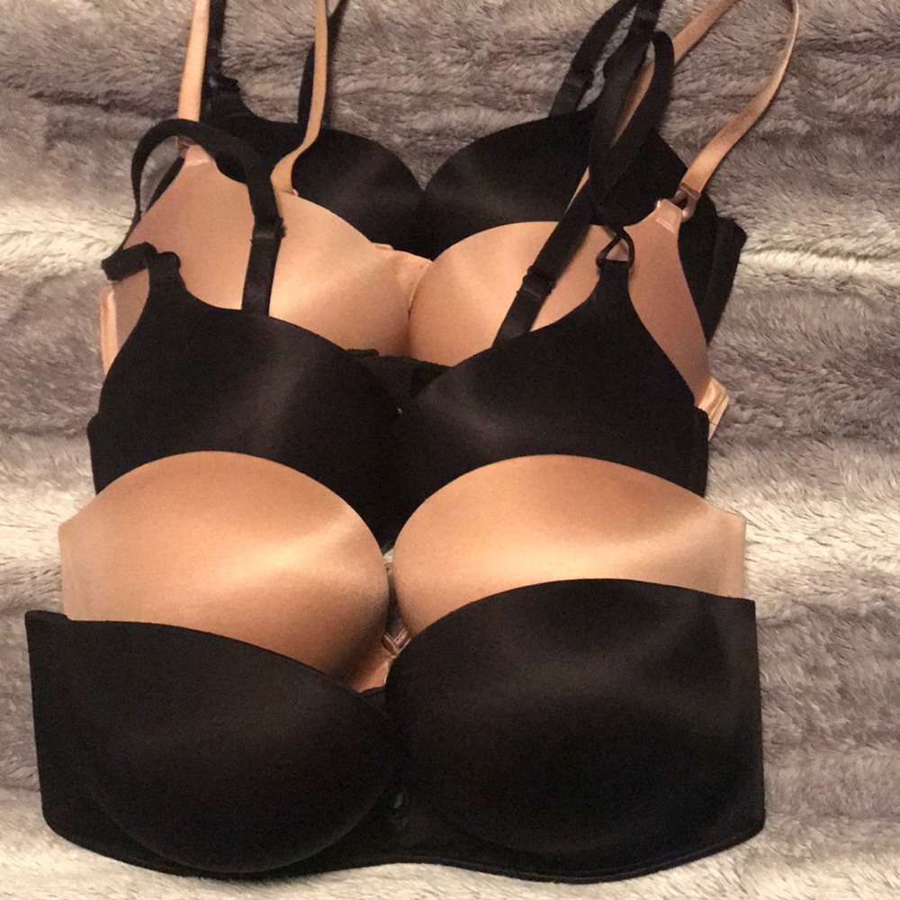 Lot of 5 36C VS Miraculous Plunge & Very Sexy Bras